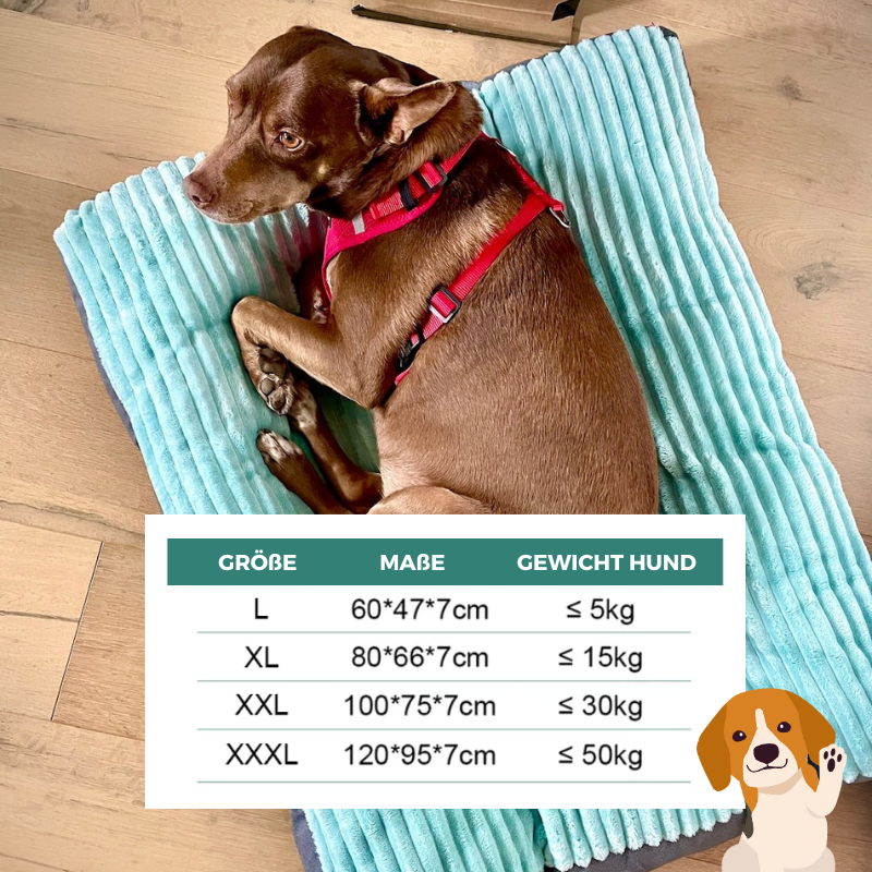 Pet Heaven Schlafmatte in Cord-Optik für kleine bis (mittel-)große Hunde