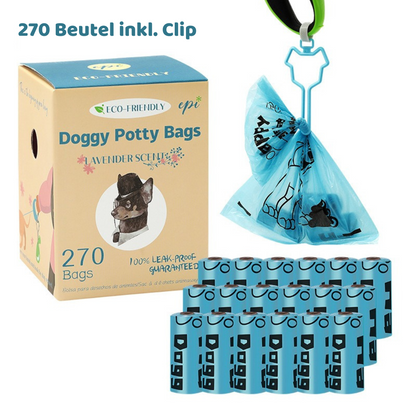 Doggie Bag - Biologisch abbaubare Hundekotbeutel mit Lavendelduft