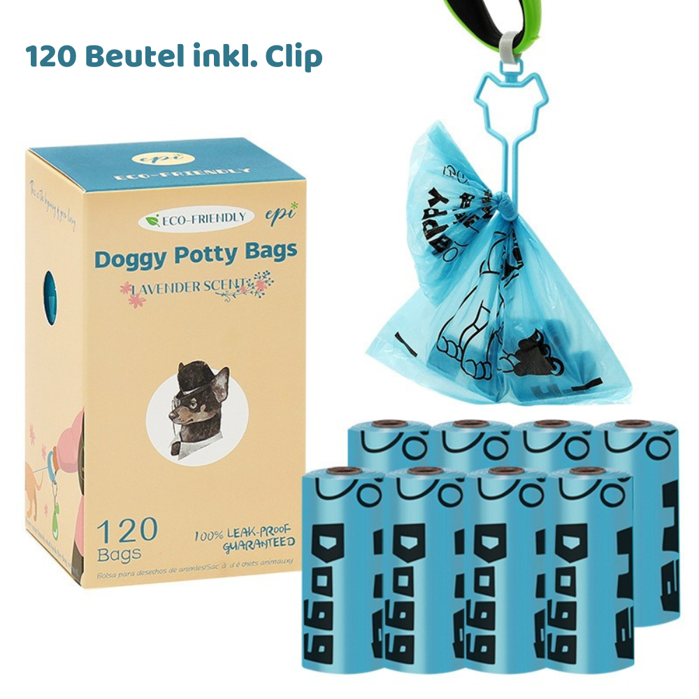 Doggie Bag - Biologisch abbaubare Hundekotbeutel mit Lavendelduft