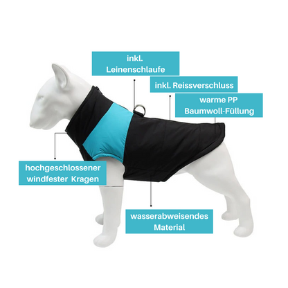 Kaltgefütterter HappyDog Hundemantel - für entspannte Winter-Spaziergänge